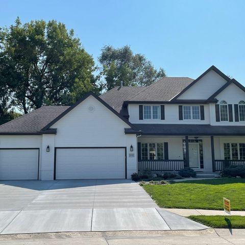 A freshly painted house exterior